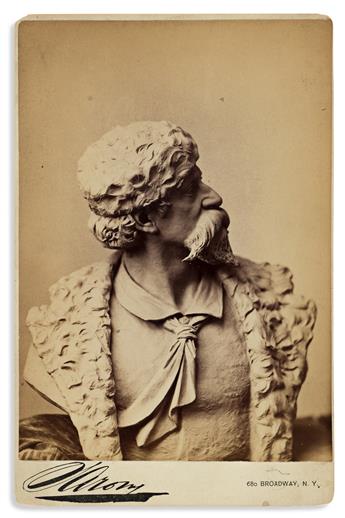 NAPOLEON SARONY (1821-1896) A selection of five cabinet card self-portraits, each in a variant outfit or costume.